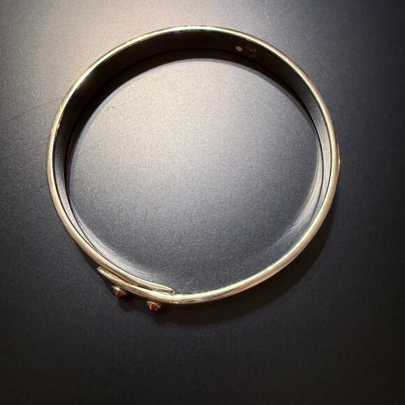 Robert Lee Morris Soho Silver Tone Bangle Bracelet RLM - Picture 7 of 9